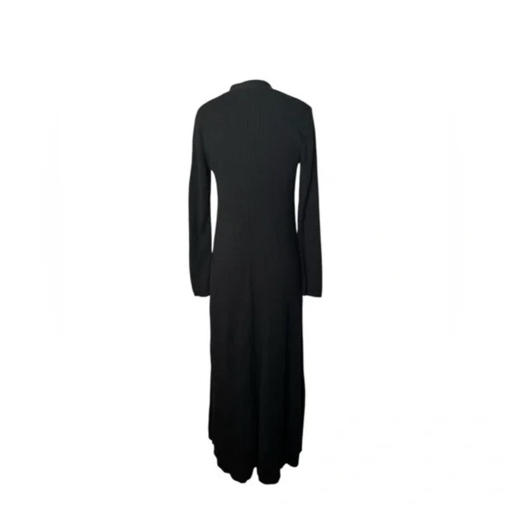 Petite LOFT Versa Ribbed V-Neck Maxi Sweater Dress in Size Medium - Picture 5 of 8